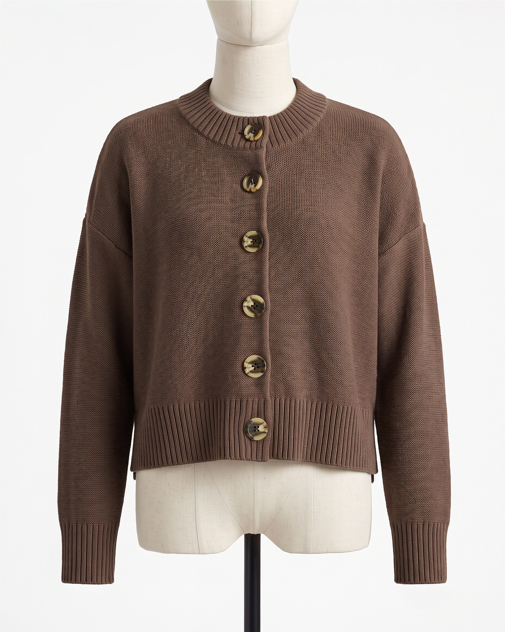 100% Organic Cotton Cropped Cardigan